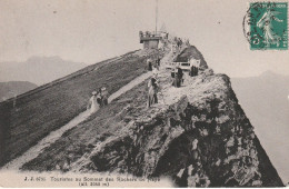 TOURISTES SOMMET DES ROCHERS DE NAYE - Sonstige & Ohne Zuordnung