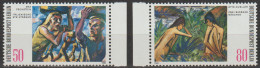 Berlin, 1982, Mi.Nr. 678-679 ** -  Ein Satz Mit Seitenrand "Moderne Gemälde Aus Berliner Sammlungen" - Unused Stamps