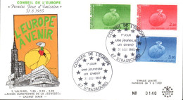FDC 1985 CONSEIL DE L'EUROPE - 1980-1989