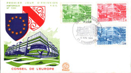 FDC 1984 CONSEIL DE L'EUROPE - 1980-1989