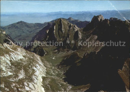 11865214 Meglisalp Blick Vom Rotsteinpass Mit Marwees Hundstein Und Freiheit Alt - Sonstige & Ohne Zuordnung