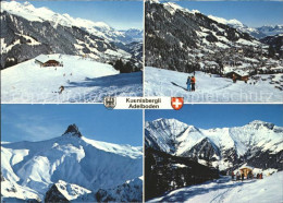 11864244 Adelboden Kuenisbergli Tschingelochtighorn Hoechst Skilift Skifahrer Ad - Sonstige & Ohne Zuordnung