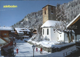 11864242 Adelboden Dorfstrasse Kirche Neigung Turms Adelboden BE - Sonstige & Ohne Zuordnung