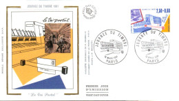 FDC 1991 JOURNEE DU TIMBRE - 1990-1999