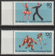 Berlin, 1983, Mi.Nr. 698-699 ** -  Ein Satz Mit Seitenrand Links "Sporthilfe" - Unused Stamps