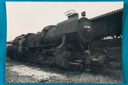 Photo Locomotive OBB 152.3109 Train Gare 1971 Graz Gratz Styrie Autriche Foto Eisenbahn Lok Dampflok Kriegslok 152 BR 52 - Trains