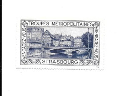 CD85 - VIGNETTE TROUPES METROPOLITAINES - STRASBOURG - Militair