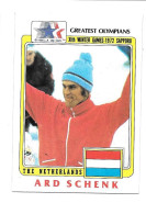 DE59 - CARTE GREATEST OLYMPIANS - ARD SCHENK - Sport Invernali