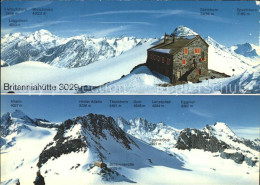 11864113 Britanniahuette Saas-Tal Stellihorn Spechhorn Weissmies Fletschhorn Lag - Autres & Non Classés