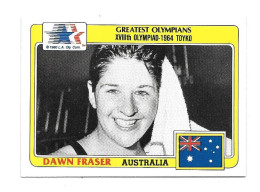 DE62 - CARTE GREATEST OLYMPIANS - DAWN FRASER - Schwimmen