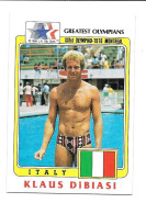 DE60 - CARTE GREATEST OLYMPIANS - KLAUS DIBIASI - Natación