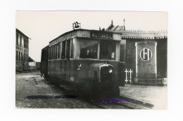 Photo Autorail CFD De Dion AM33 Doubs 25 France Locomotive Train Gare Chemin Chemins Fer Tram Tramway Secondaire Local - Treni