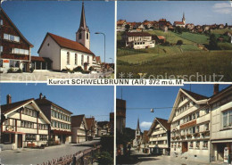 11864050 Schwellbrunn Kirche Strassenansichten Ortsanisicht Schwellbrunn - Other & Unclassified