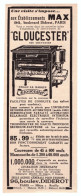 1932 - Publicité - Établissements Max - Couveuses Gloucester Au 96 Boulevard Diderot à Paris 12ème - Publicités