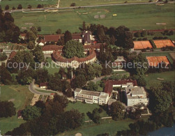 11863891 Bad Schinznach Fliegeraufnahme Parkhotel Kurhaus Kurhotel Habsburg Rheu - Autres & Non Classés