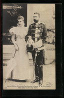 AK Le Prince De Schleswig-Holstein Et La Princesse Nee Saxe-Cobourg-Gotha, Husaren-Uniform  - Case Reali