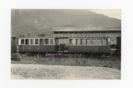 Photo Voiture CEN Samoëns Gare 1956 Annemasse Sixt Giffre Haute Savoie 74 France Train Wagon Automotrice Tramway Tram - Trains