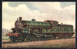 Künstler-AK NER 4-6-0 Type Mixed Traffic Locomotive Fitted With Stumpf Cylinders  - Trains
