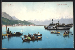 Cartolina Maderno, Dampfer Auf Dem Gardasee  - Autres & Non Classés