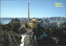 11863783 Saentis AR Fliegeraufnahme Mehrzweckbau PTT/SBU Bergstation Saentis Sae - Andere & Zonder Classificatie