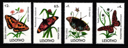 Lesotho 825, 828, 829, 832 Postfrisch Schmetterling #IJ442 - Lesotho (1966-...)