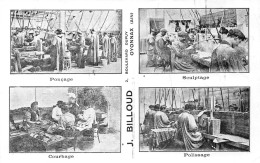 OYONNAX (Ain) - Industrie Du Peigne Billoud, 2 Bld Dupuy : Ponçage, Sculptage, Courbage, Polissage - Ecrit 1930 (2 Scans - Oyonnax