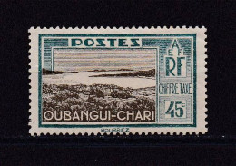 OUBANGUI 1930 TAXE N°17 NEUF AVEC CHARNIERE - Neufs