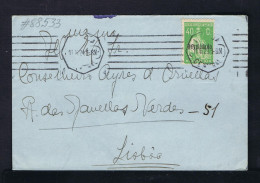 #88533 PORTUGAL Ceres Revalidado 40C. Green (issue Feb. 1929 Till 15 April 1931) Mailed Lisboa - Briefe U. Dokumente