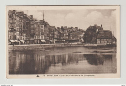 HONFLEUR:  QUAI  STE-CATHERINE  ET  LA  LIEUTENANCE  -  FP - Honfleur