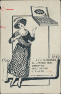 Cr4 Cartolina Pubblicitaria Alimenti Cioccolato Bonatti Onorevoli - Advertising
