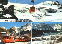 11862552 Titlis Engelberg Luftseilbahn Bergbahn Totalansicht Engelberg - Autres & Non Classés