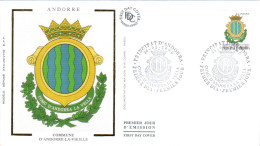 ANDORRE FDC 2000 ARMOIRIES - FDC