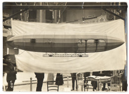 Fotografie M. Branger, Paris, Modele Du Dirigeable Spiess, Zeppelin  - Luchtvaart