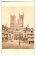 Photo G. W. Wilson, Aberdeen, Ansicht Lincoln, Blick Nach Der Lincoln Cathedral  - Lugares