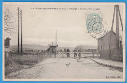 CPA AISNE (02) - FRESNOY-LE-GRAND - PASSAGE A NIVEAU PRES LA GARE - Autres & Non Classés