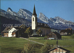 11862248 Wildhaus SG Kath Kirche Mit Churfirsten Wildhaus - Sonstige & Ohne Zuordnung