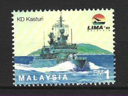 MALAISIE. N°519 De 1993. Bâtiment Militaire. - Ships