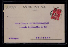 #88534 PORTUGAL Ceres Revalidado 96C. Red (issue March 1929 Till 15 April 1931) Mailed Triberg -DE - Otros & Sin Clasificación