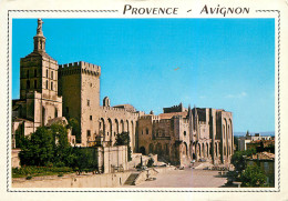 AVIGNON Vue Panoramique Sur Le Palais Des Papes Et La Cathédrale N-D Des Doms 20(scan Recto Verso)MF2700 - Avignon (Palais & Pont)