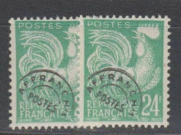 2 ETATS Dont Final Du N°114a CERCLE EXTER. DEDOUBLE TBE/Luxe Cote 100€ - 1953-1960