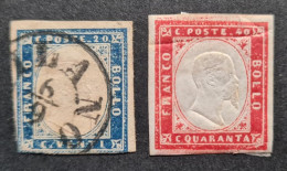 Italy - Stamp(s) Mix Mh* & (O) - B/TB - 2 Scan(s) Réf-2330 - Usados
