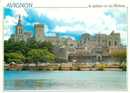 AVIGNON Palais Vu Du Rhone 4 (scan Recto Verso)MF2704 - Avignon (Palais & Pont)