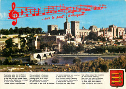 AVIGNON Le Palais Des Papes Le Pont St Bénézet Et Sa Chanson 6(scan Recto Verso)MF2705 - Avignon (Palais & Pont)