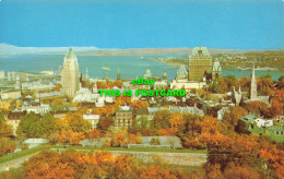 R582093 Quebec. Canada. Partial View Of Quebec City With The Isle Of Orleans In - Monde