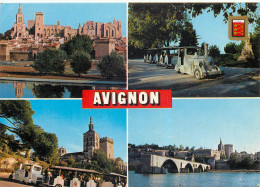 AVIGNON "Cité Des Papes" Palais Des Papes Le Petit Train Du Rocher Des Doms Pont St Bénézet 8(scan Recto Verso)MF2707 - Avignon (Palais & Pont)