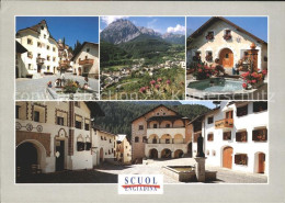 11856700 Scuol Dorfplatz Buegl Grond Mit Mineralwasserbrunnen Scuol - Sonstige & Ohne Zuordnung