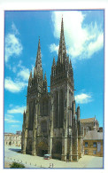 QUIMPER La Cathedrale St Corentin 19(SCAN RECTO VERSO)MF2710 - Quimper