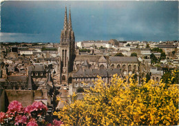 QUIMPER La Cathedrale Vue Du Mont Frugy Au Printemps 1 (scan Recto Verso)MF2713 - Quimper