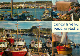 CONCARNEAU LE PORT DE PECHE ET SON ANIMATION 28(Scan Recto Verso)MF2716 - Concarneau