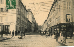 MACON - Rue Gambetta - Café De France - Pharmacie De La Pyramide - Animé - Macon